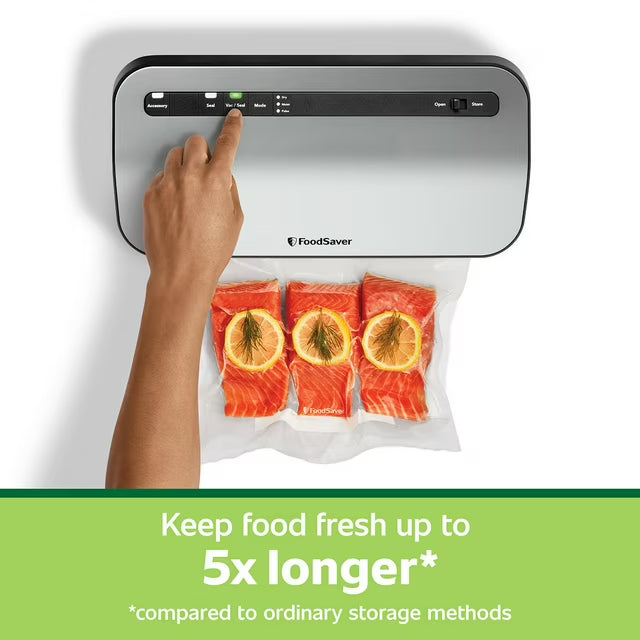 FoodSaver 14-Piece Vacuum Sealer Starter Kit with Bags & Roll
