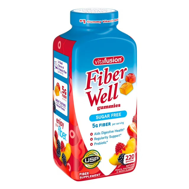 Vitafusion Fiber Well Sugar Free Gummy Fiber Supplement, 220 Ct.