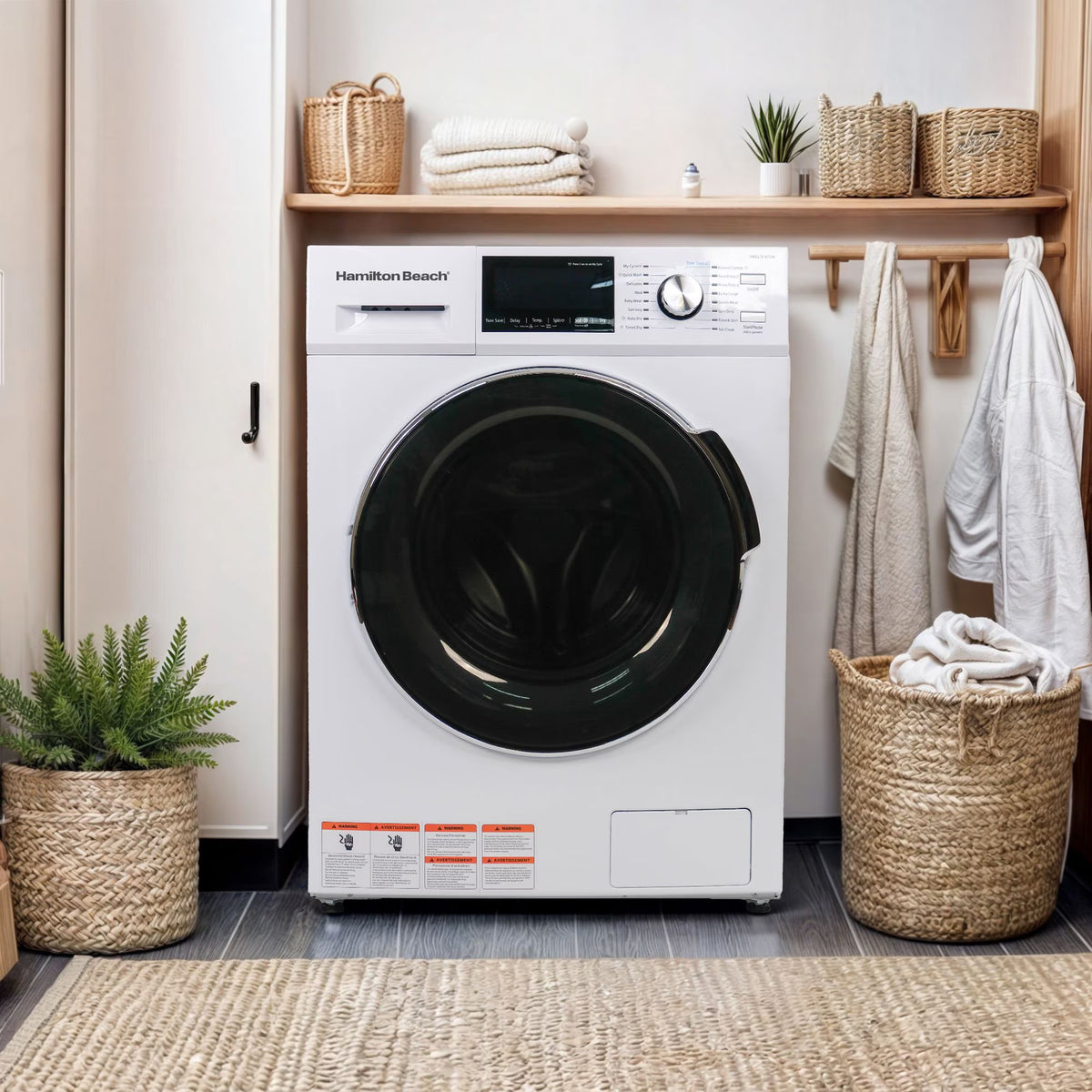 Hamilton Beach 2.7 Cu. Ft. 2-in-1 Front Load Washer and Dryer Combo