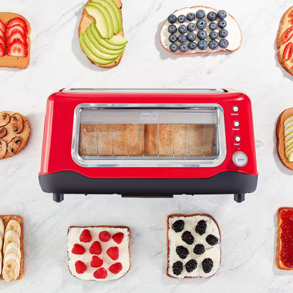 Dash Clear View Extra Wide Slot Toaster, 7 Presets, Model DVTS501AQ