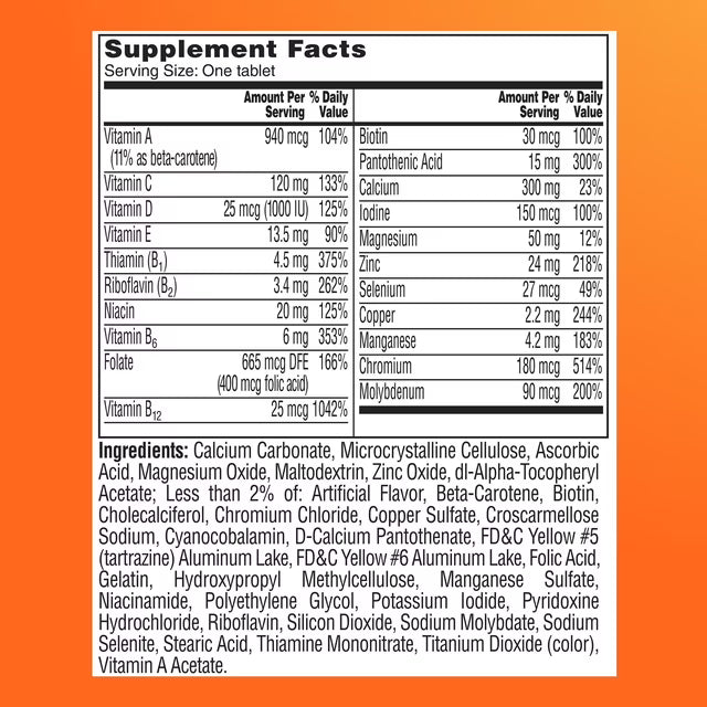 One A Day Women's 50+ Multivitamin Tablets, 300 Ct.