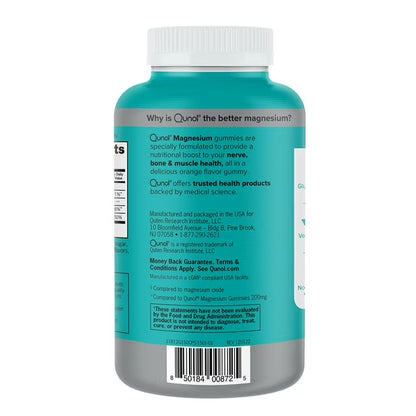 Qunol Extra Strength Magnesium Citrate High Absorption Gummies, 250mg, 150 Ct.