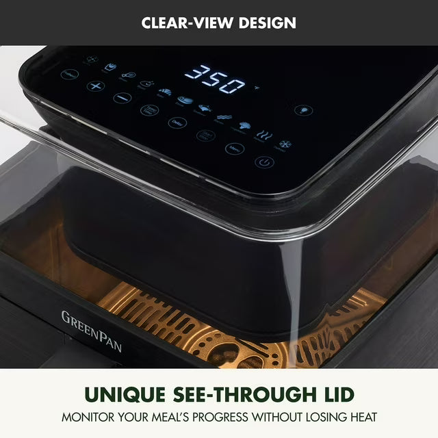 GreenPan Clearview 7-Quart Air Fryer with 360° Clear-View Window