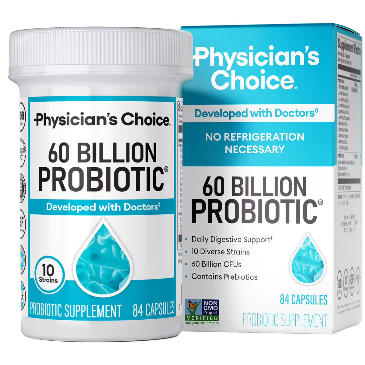 Physician's Choice 60 Billion CFU Probiotic, 84 Ct., 10-Strain