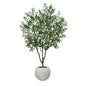 Artificial 7' Premium Olive Tree in Oversized Pot
