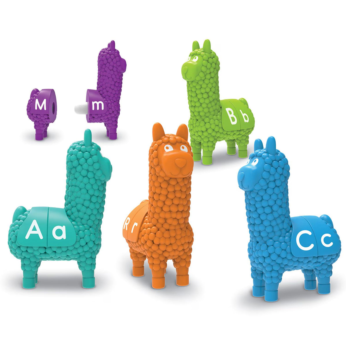 Learning Resources Snap-N-Learn Letter Llamas, Mixed Media