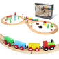 37 Piece Figure 8 Wooden Train Set