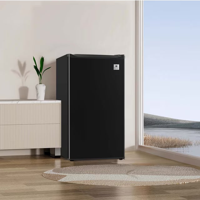 Arctic Chef 3.2 Cu. Ft. Compact Refrigerator with Freezer, Black