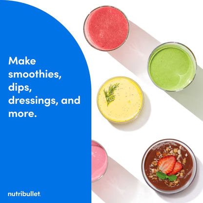 nutribullet Turbo NB70400 1000W Personal Blender, Hands-Free Auto Blend Cycle with Rapid Extractor Blade, Personal Smoothie & Shake Blender